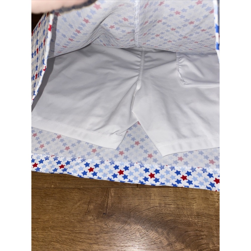Lady Hagen Tummy  Control Skort‎ Star Print Golf Women's Size Medium 17" Skirt - Picture 4 of 4
